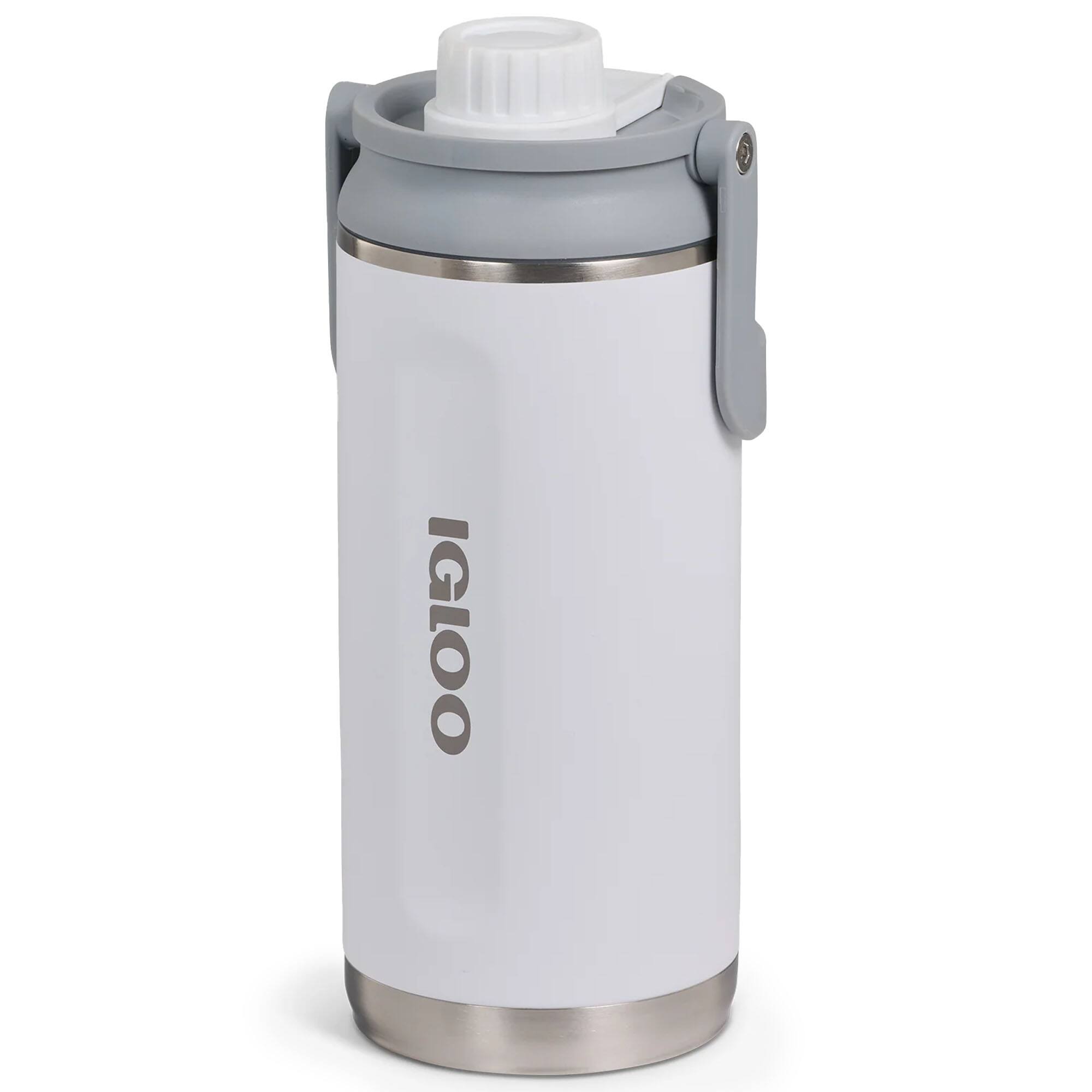 Alt View 1. Igloo - IGLOO 36 oz. Twist ‘n’ Chug Stainless Steel Bottle, White - White.