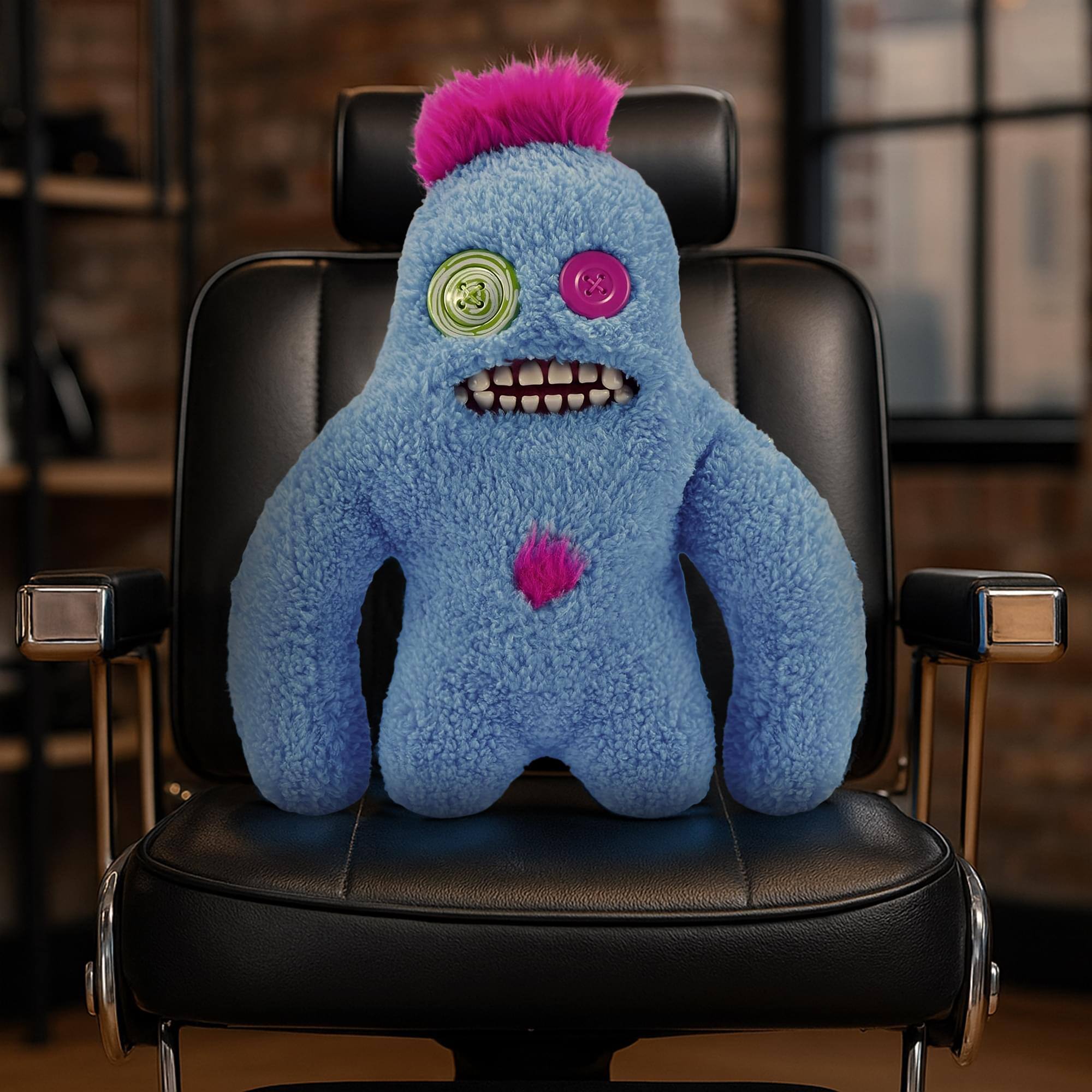 Alt View 3. ZURU - Fuggler Hairy Fuggs 9 Inch Plush | Sasquoosh - Multi-Colored.