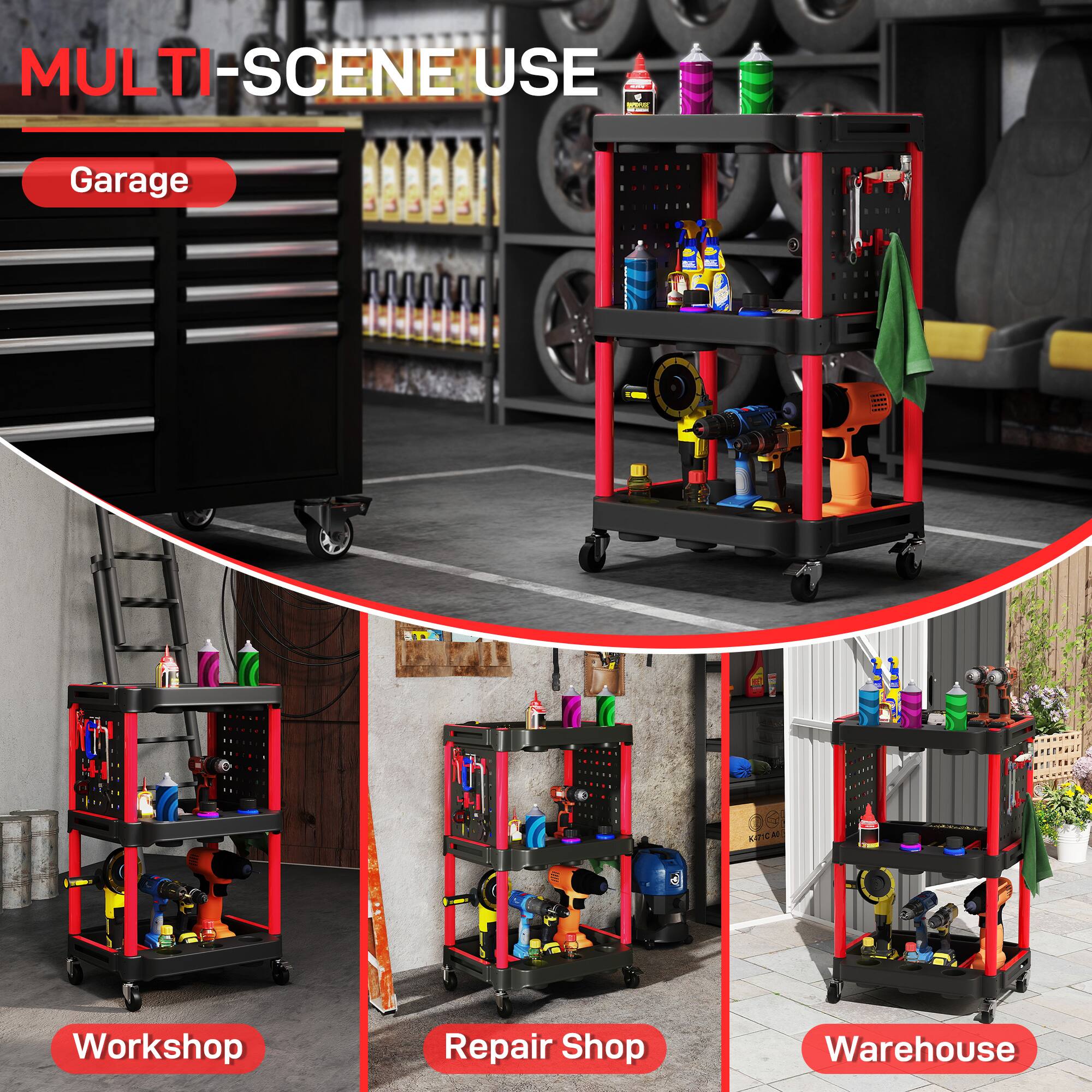MULTI-SCENE USE | Garage | Workshop | Repair Shop | Warehouse