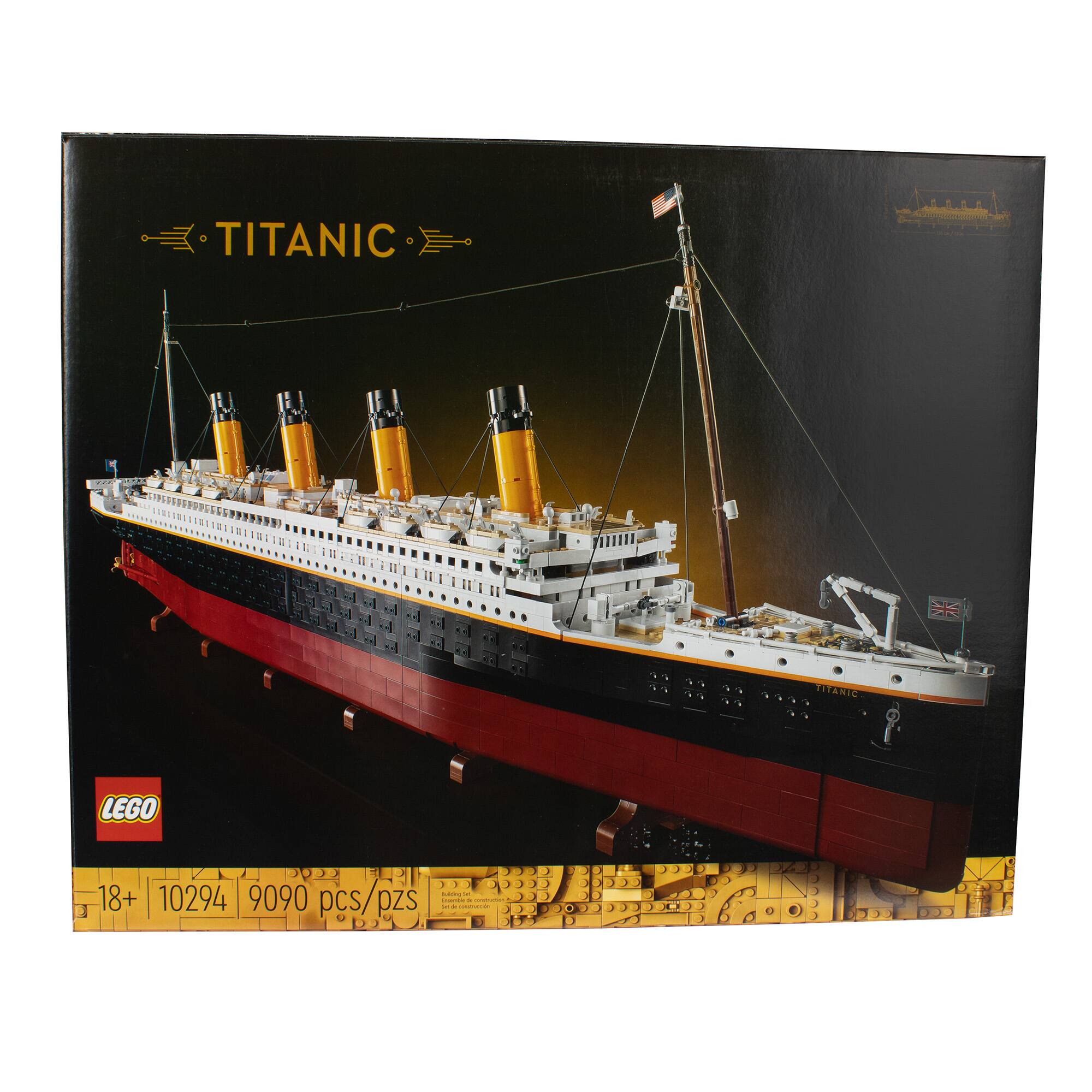 TITANIC  
LEGO  
18+  
10294  
9090 pcs/pzs