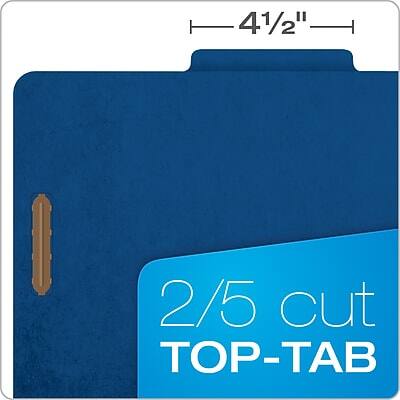 4 1/2"  
2/5 cut TOP-TAB