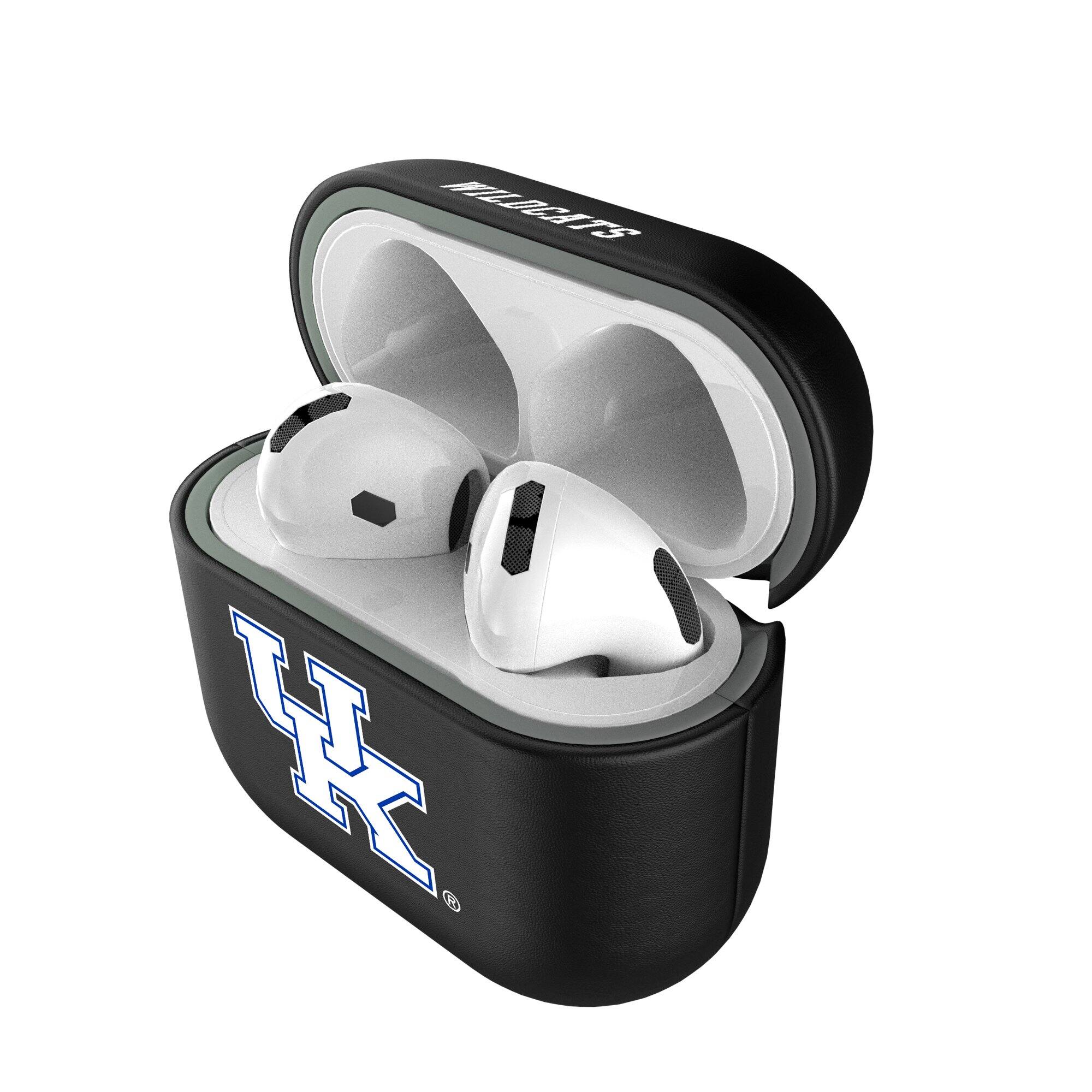 Alt View 3. Keyscaper - Kentucky Wildcats Kentucky Wildcats Insignia AirPods 4th Generation Case Cover - No Size - Black.