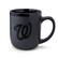 Front. WinCraft - Washington Nationals 17oz. Black Tonal Ceramic Mug - Multicolor.