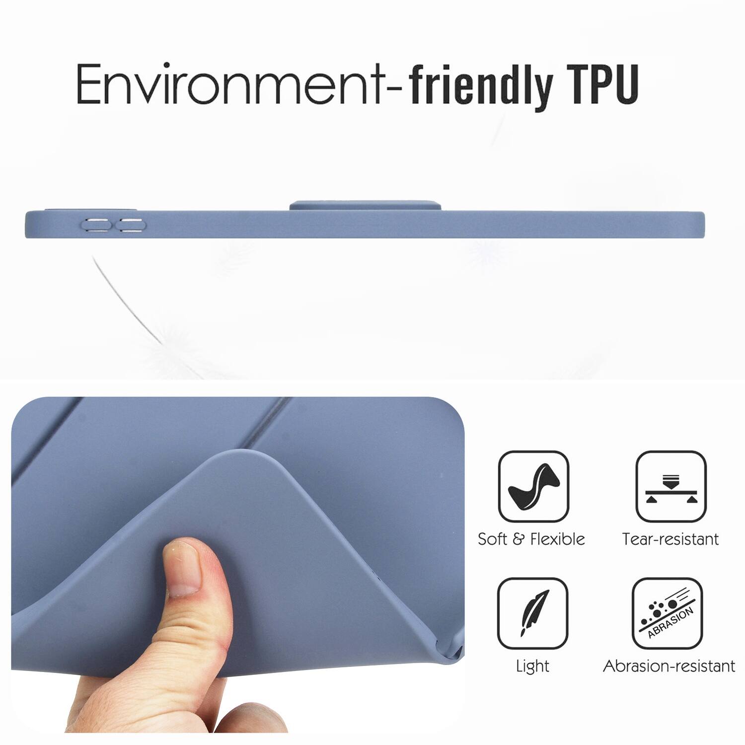 Environment-friendly TPU

Soft & Flexible
Tear-resistant
Light
Abrasion-resistant