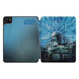 Keyscaper - Star Wars: The Mandalorian Portrait Tablet Case - Apple iPad Air 13in (M2/M3) - Grogu and Din Djarin