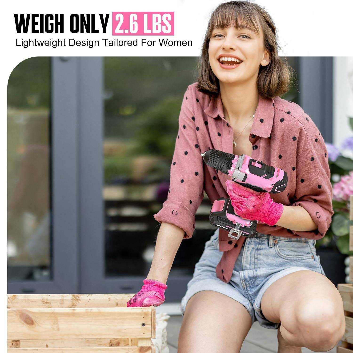 WEIGH ONLY 2.6 LBS  
Lightweight Design Tailored For Women