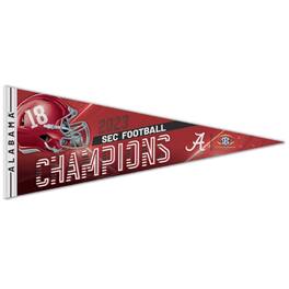 WinCraft - Alabama Crimson Tide 2023 SEC Football Conference Champions 12" x 30" Premium Pennant - Multicolor