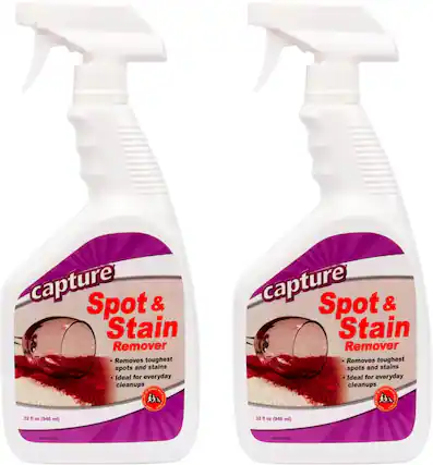 Capture Spot & Stain Remover
Removes toughest spots and stains
Ideal for everyday cleanups
32 fl oz (946 ml)