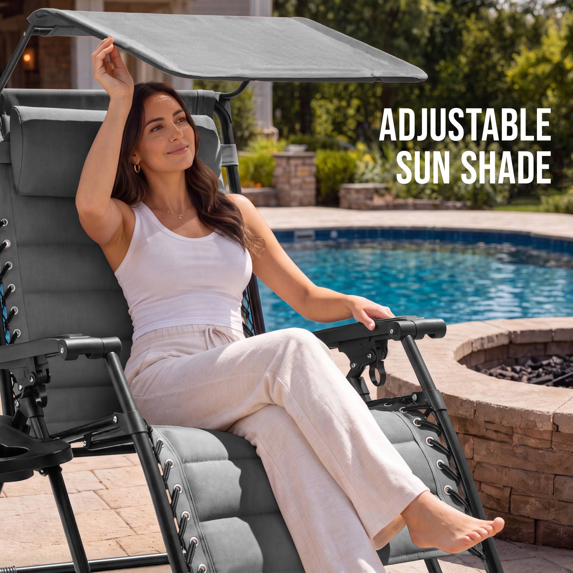 ADJUSTABLE SUN SHADE