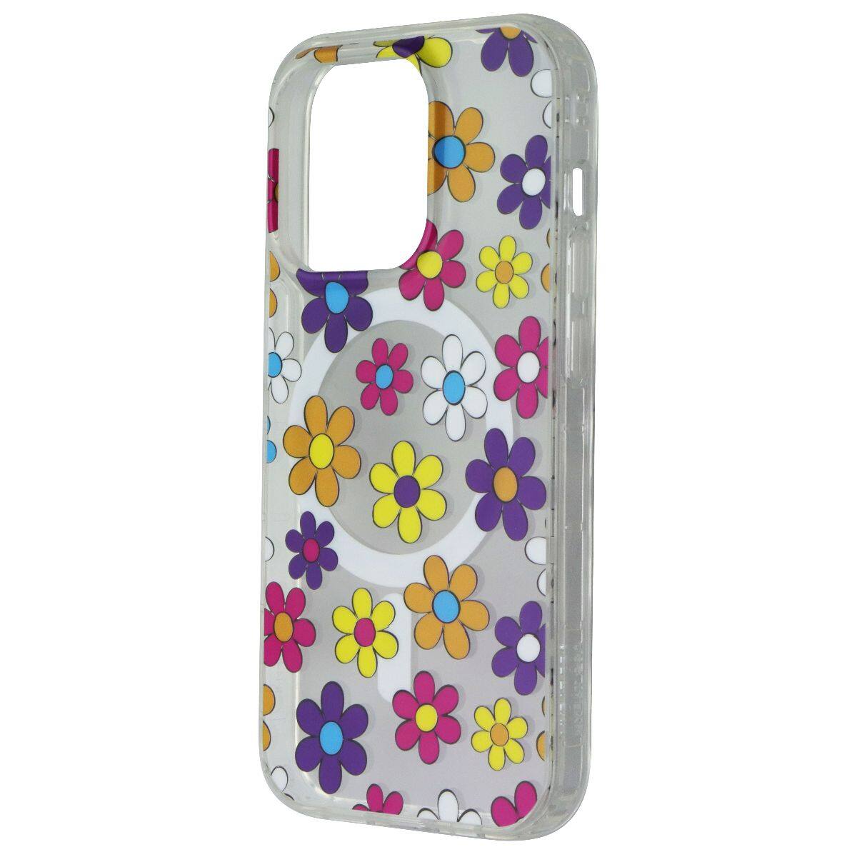 Front. Mybat Pro - MyBat Pro Mood Series Case for MagSafe for Apple iPhone 14 Pro - Multi Daisy - Multicolor.