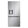 Front. LG - Standard Depth MAX 24.5 Cu. Ft. Smart French Door Refrigerator with Dual Ice - PrintProof Stainless Steel.