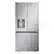 Front. LG - Standard Depth MAX 24.5 Cu. Ft. Smart French Door Refrigerator with Dual Ice - PrintProof Stainless Steel.