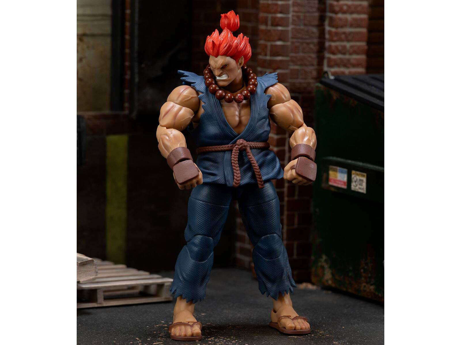 Alt View 3. Jada - Akuma 6" Moveable Figure with Accessories and "Ultra Street Fighter II: The Final Challengers" (2017) Video Game by Jada.