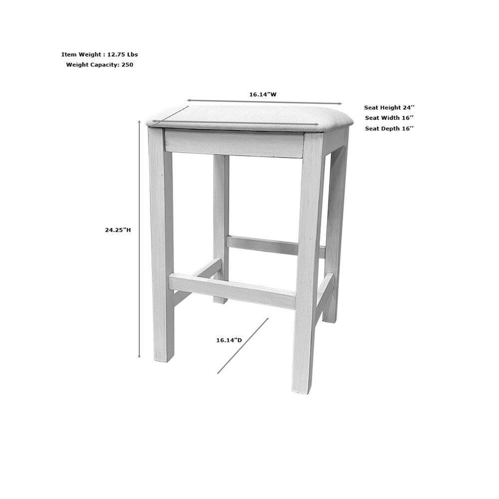 Carolina Chair & Table Tristan Backless Counter Stool Set of 2 Golden ...