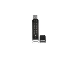 iStorage - datAshur Personal2 64GB Hardware Encrypted USB 3.0 Flash Drive AES-XTS 256-bit (IS-FL-DAP3-B-64) - Black