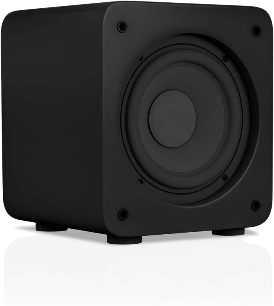 Front. Audioengine - S6 Powered Subwoofer - Black.