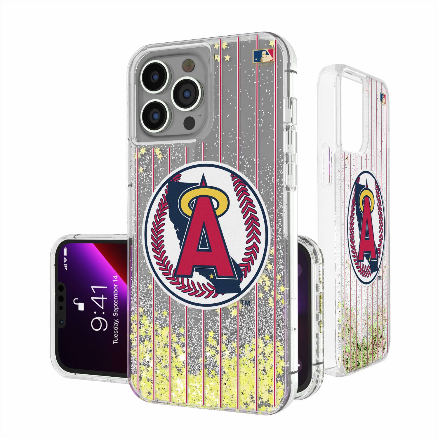Keyscaper - MLB - Los Angeles Angels 1986-1992 Cooperstown Pinstripe iPhone Glitter Case - 13 Pro - Multicolor price history on PriceWatchPro