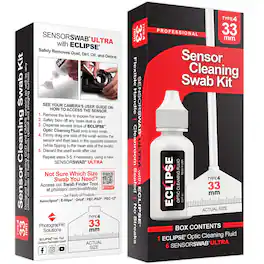 Photographic Solutions - 33mm Sensor Cleaning Swab Kit (Eclipse Solution)