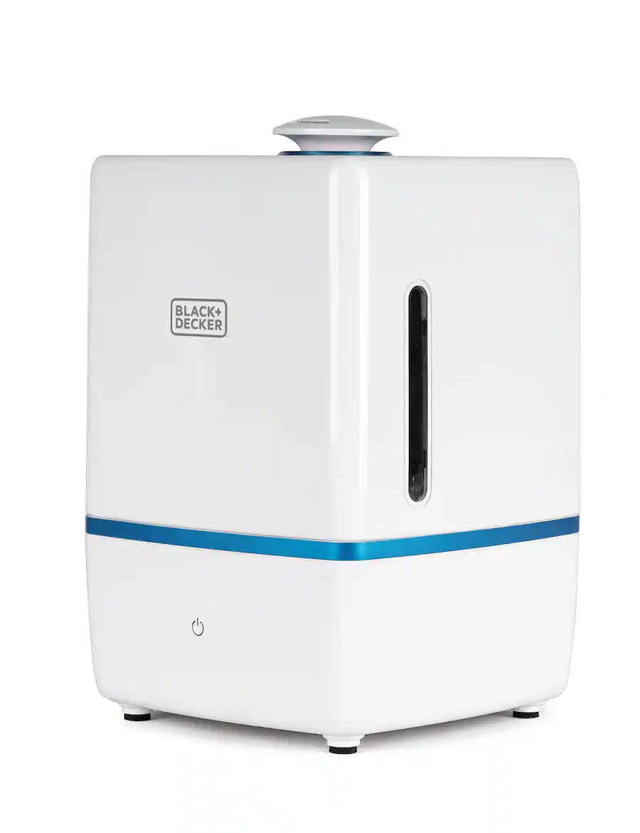 Compact Humdifier Table Top Black+Decker 1.32 Gal. Cool Mist Ultrasonic Tabletop Humidifier 550 Sq ...