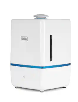 Black+Decker - 1.32 Gal. Cool Mist Ultrasonic Tabletop Humidifier 550 Sq. Ft - White