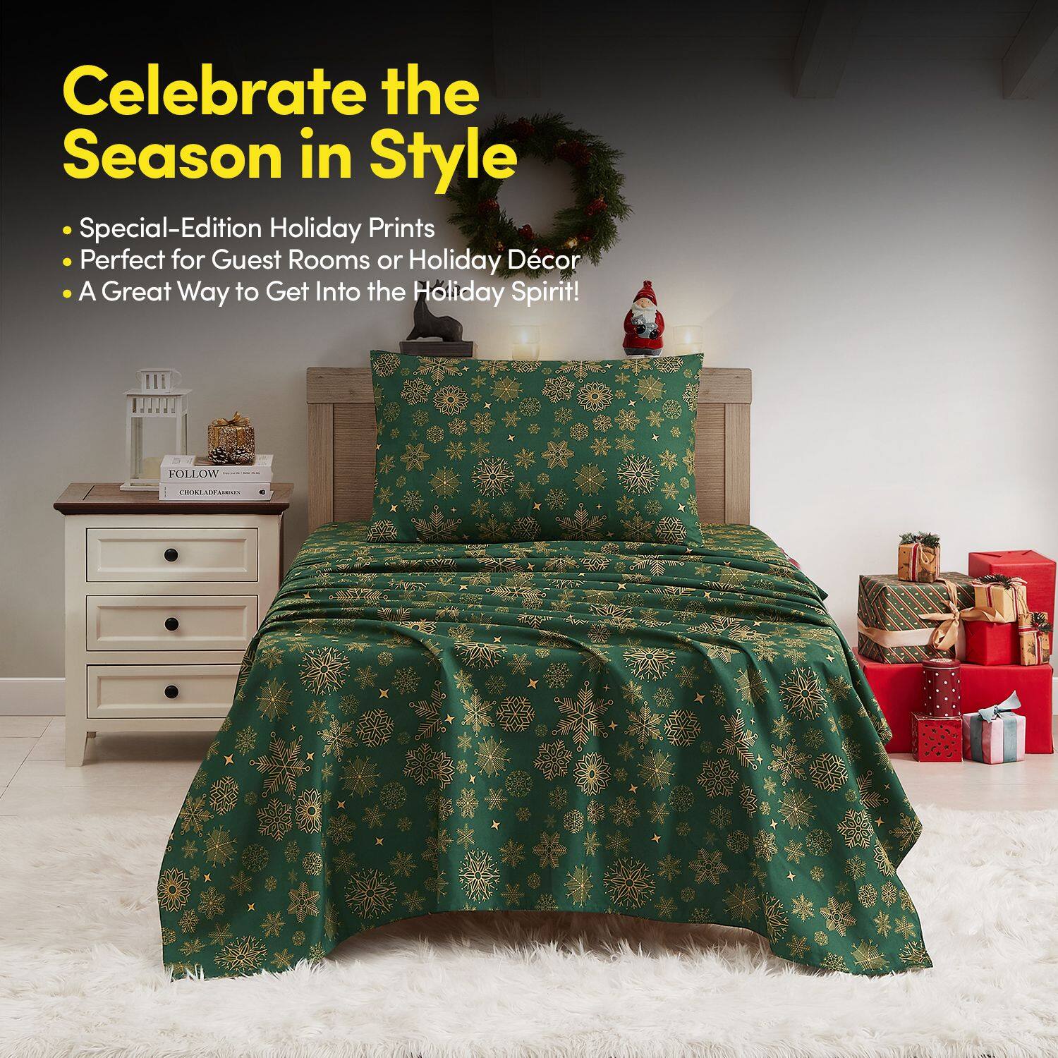 Celebrate the Season in Style

- Special-Edition Holiday Prints
- Perfect for Guest Rooms or Holiday Décor
- A Great Way to Get Into the Holiday Spirit!

FOLLOW COO . C.C.