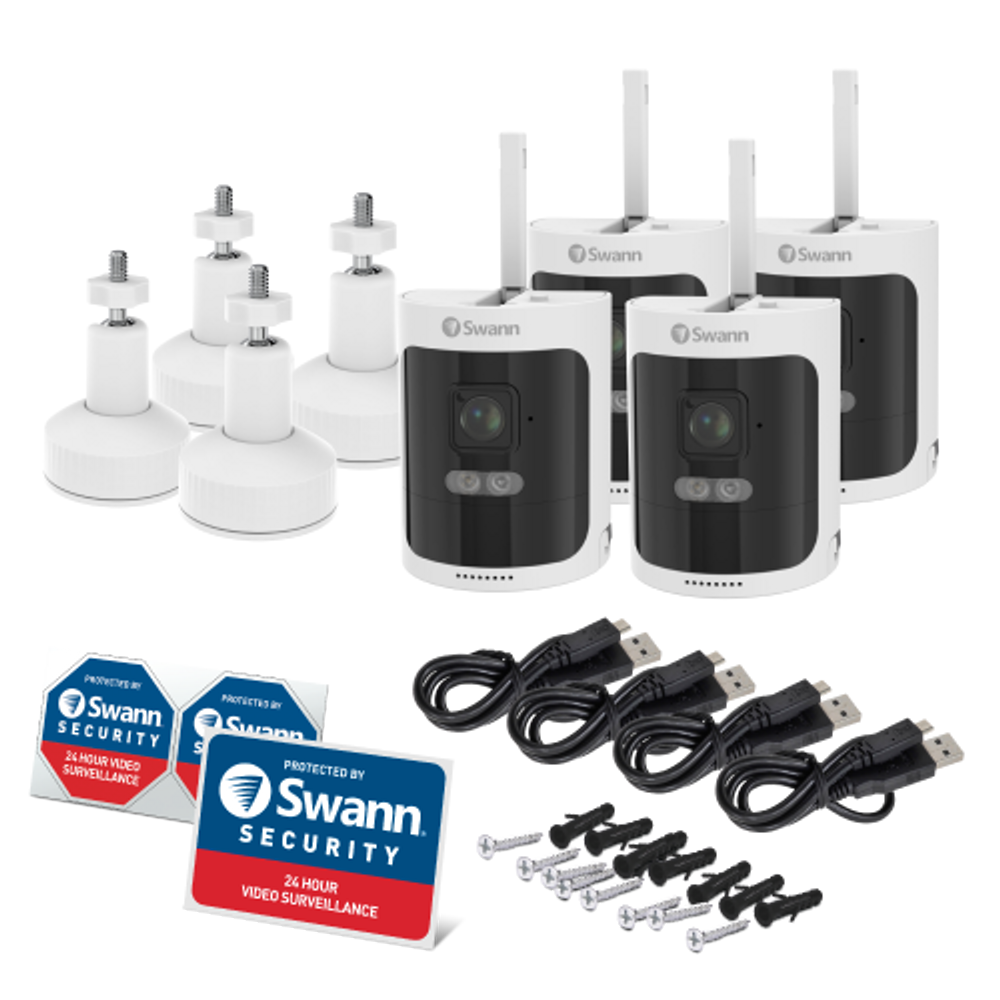 Swann Security - 3 Swann Security products. 24 Hour Video Protection.
