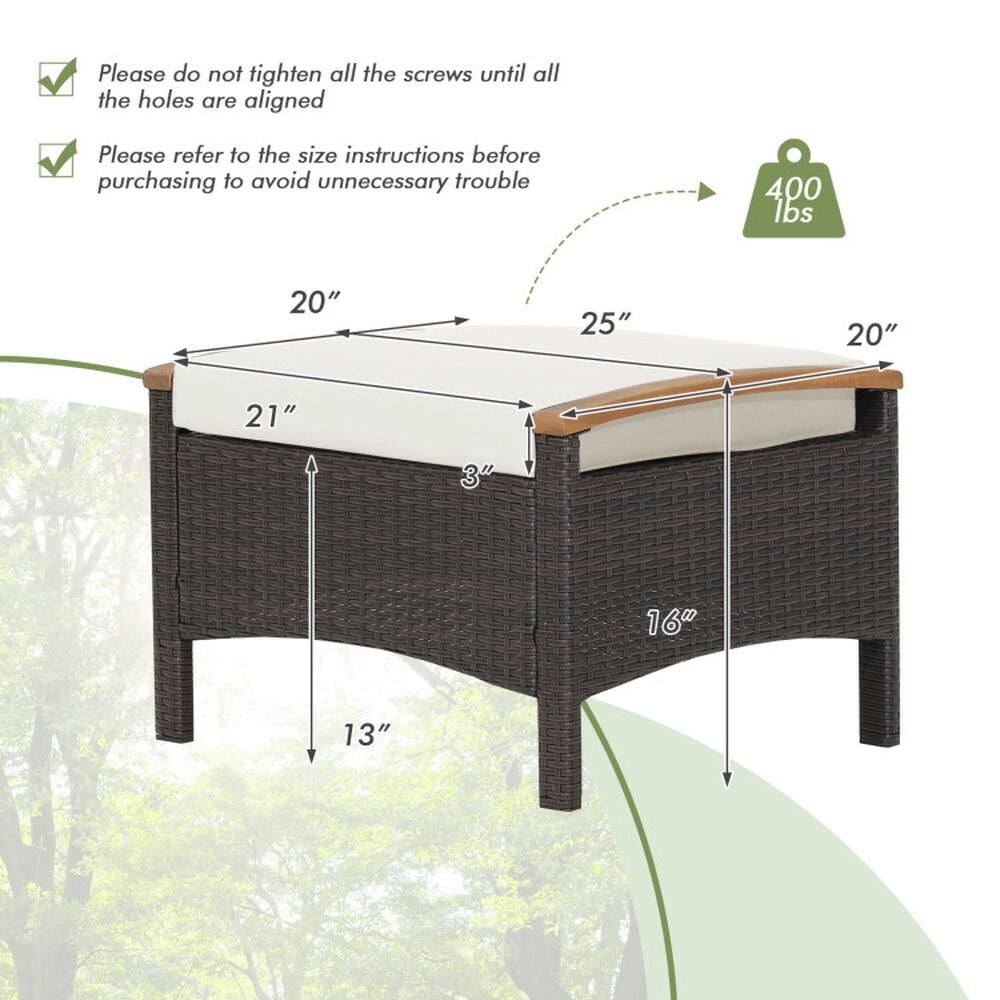 Please do not tighten all the screws until all the holes are aligned.  
Please refer to the size instructions before purchasing to avoid unnecessary trouble.  

400 lbs  
20"  
25"  
20"  
21"  
3"  
16"  
13"