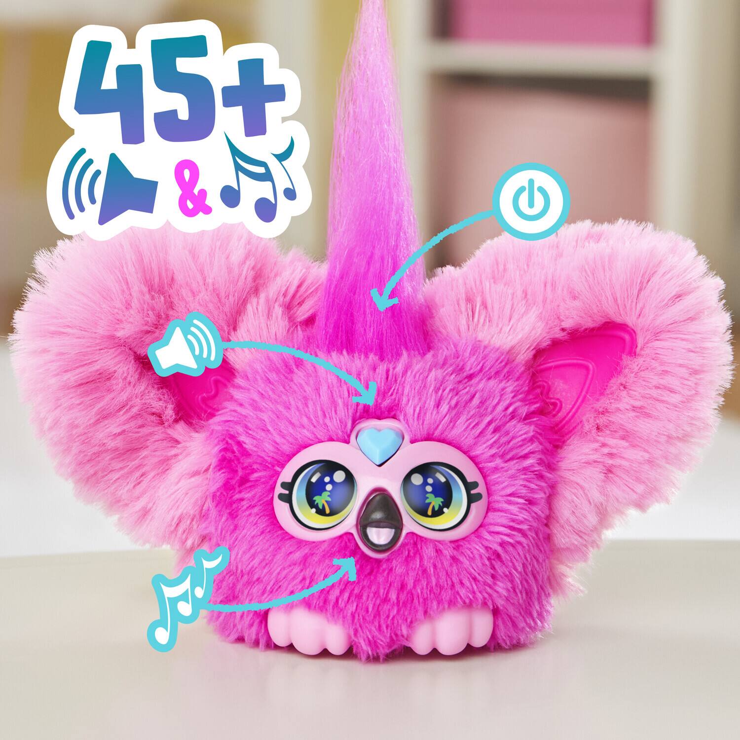 Alt View 2. Hasbro - Hasbro Collectibles - Furby - Furblets - Flo-Flo   - Collectibles - Multicolor.