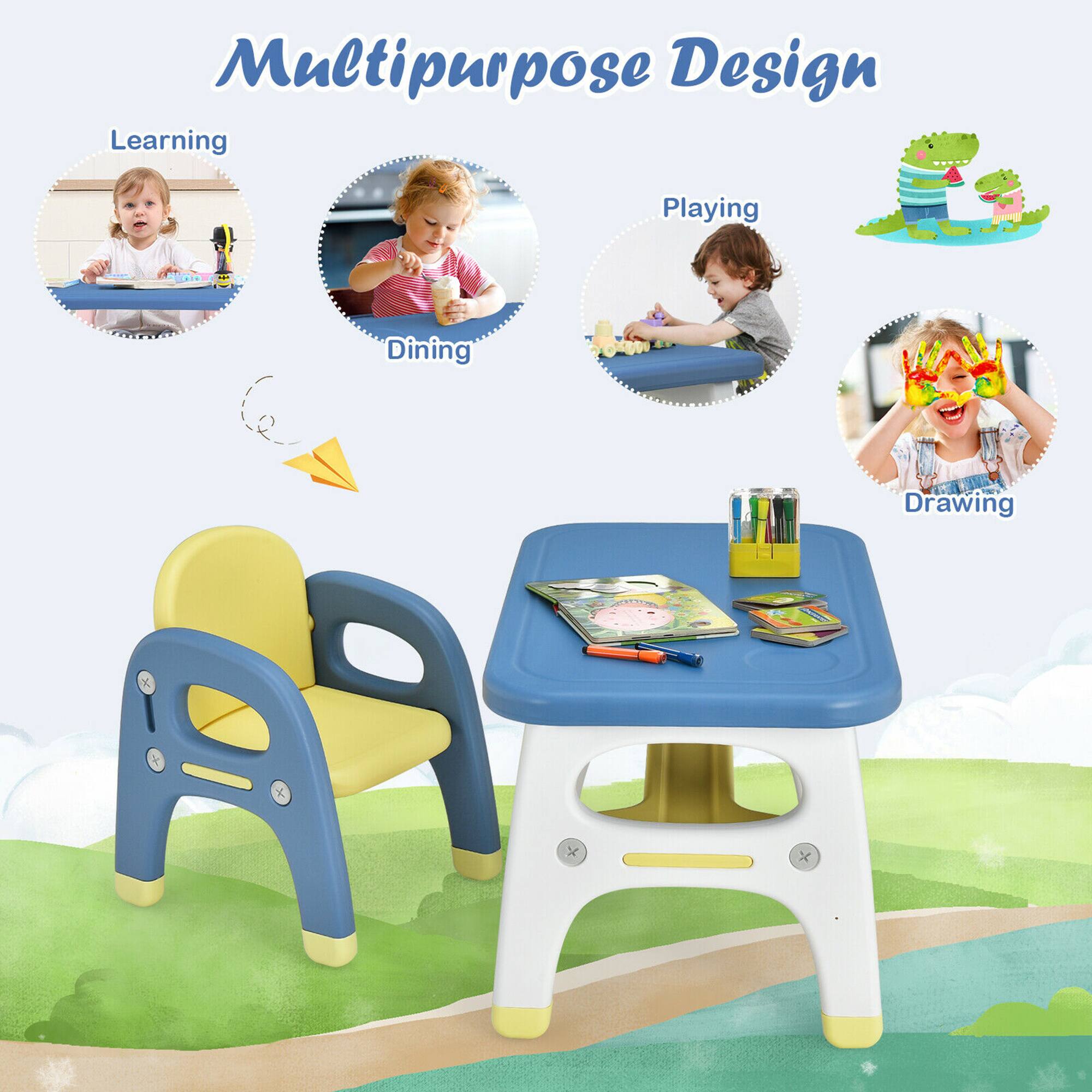 Multipurpose Design

- Learning
- Dining
- Playing
- Drawing