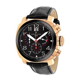 Christian Van Sant - Men's Grand Python - Swiss parts quartz Watch - Black