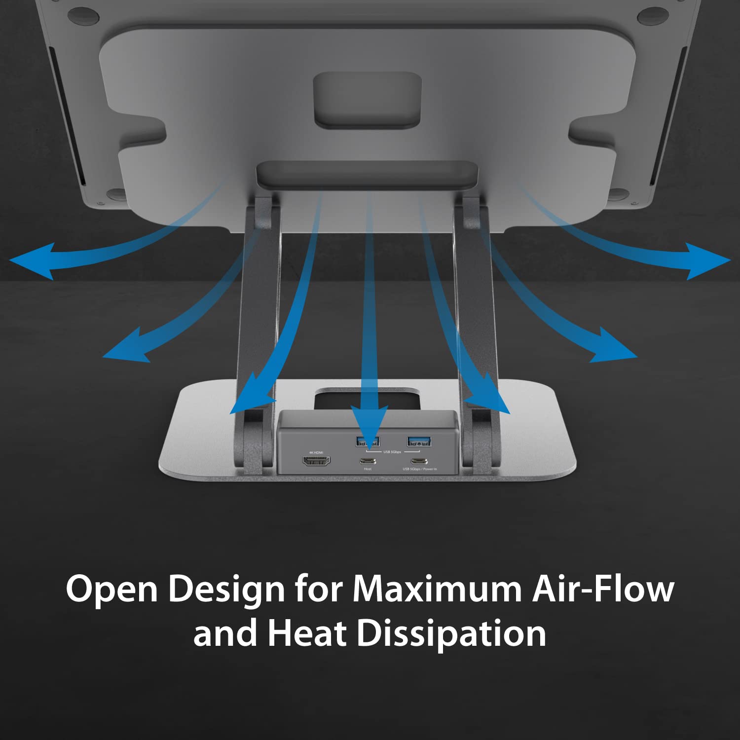 Open Design for Maximum Air-Flow and Heat Dissipation