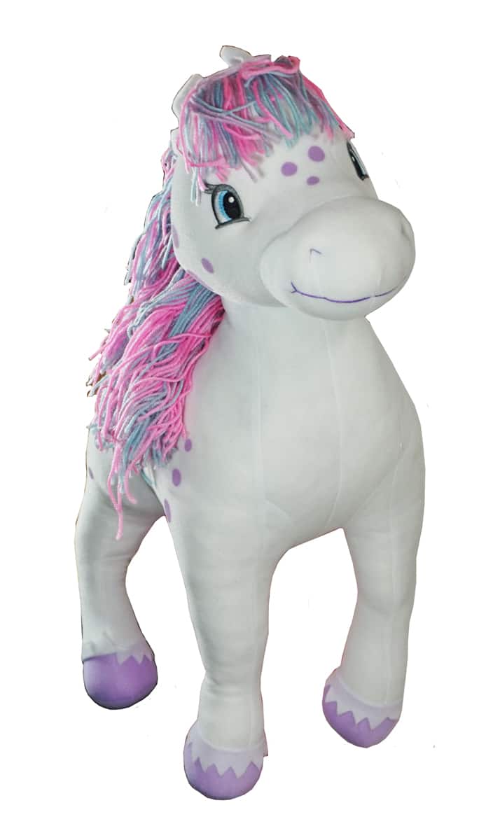 Hasbro - Strawberry Shortcake 23" Milk Shake Stuffed Animal Plush Pony - Multi