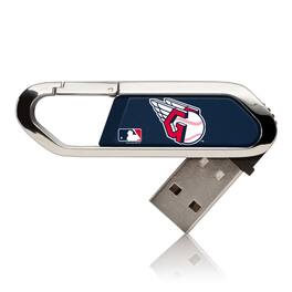 Keyscaper - Cleveland Guardians 32GB Solid Design Clip USB Flash Drive - Multicolor