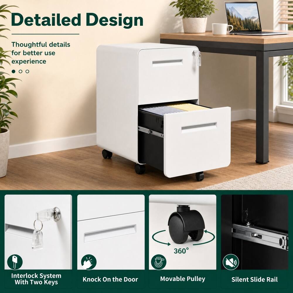 Detailed Design  
Thoughtful details for better use experience

- Interlock System With Two Keys
- Knock On the Door
- Movable Pulley
- Silent Slide Rail
