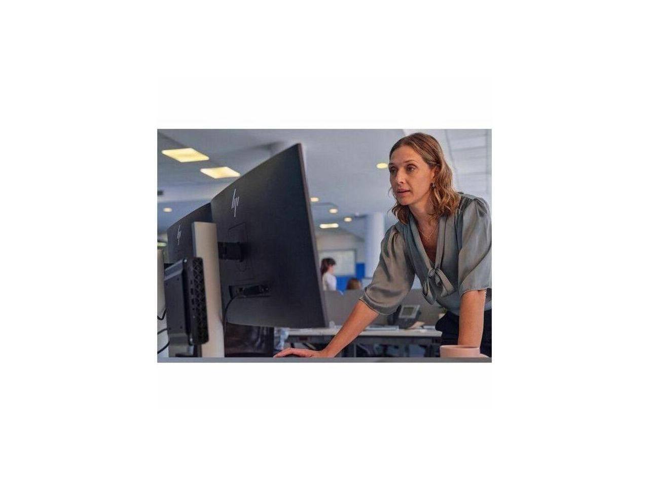 Alt View 5. HP - HP EliteDesk 8 G1i Desktop Computer - Intel Core Ultra 9 285T - vPro Technology - 32 GB - 512 GB SSD - Mini PC - Jack - Black.