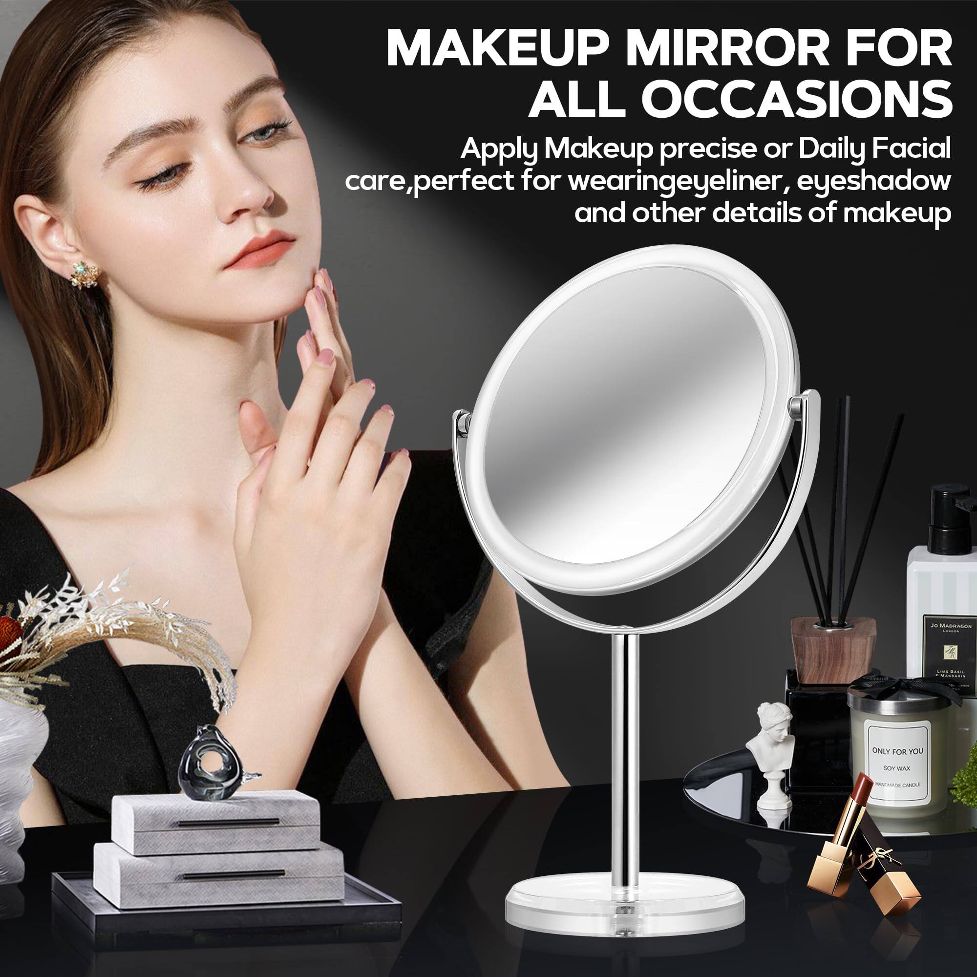 MAKEUP MIRROR FOR ALL OCCASIONS
Apply Makeup precise or Daily Facial care, perfect for wearing eyeliner, eyeshadow and other details of makeup