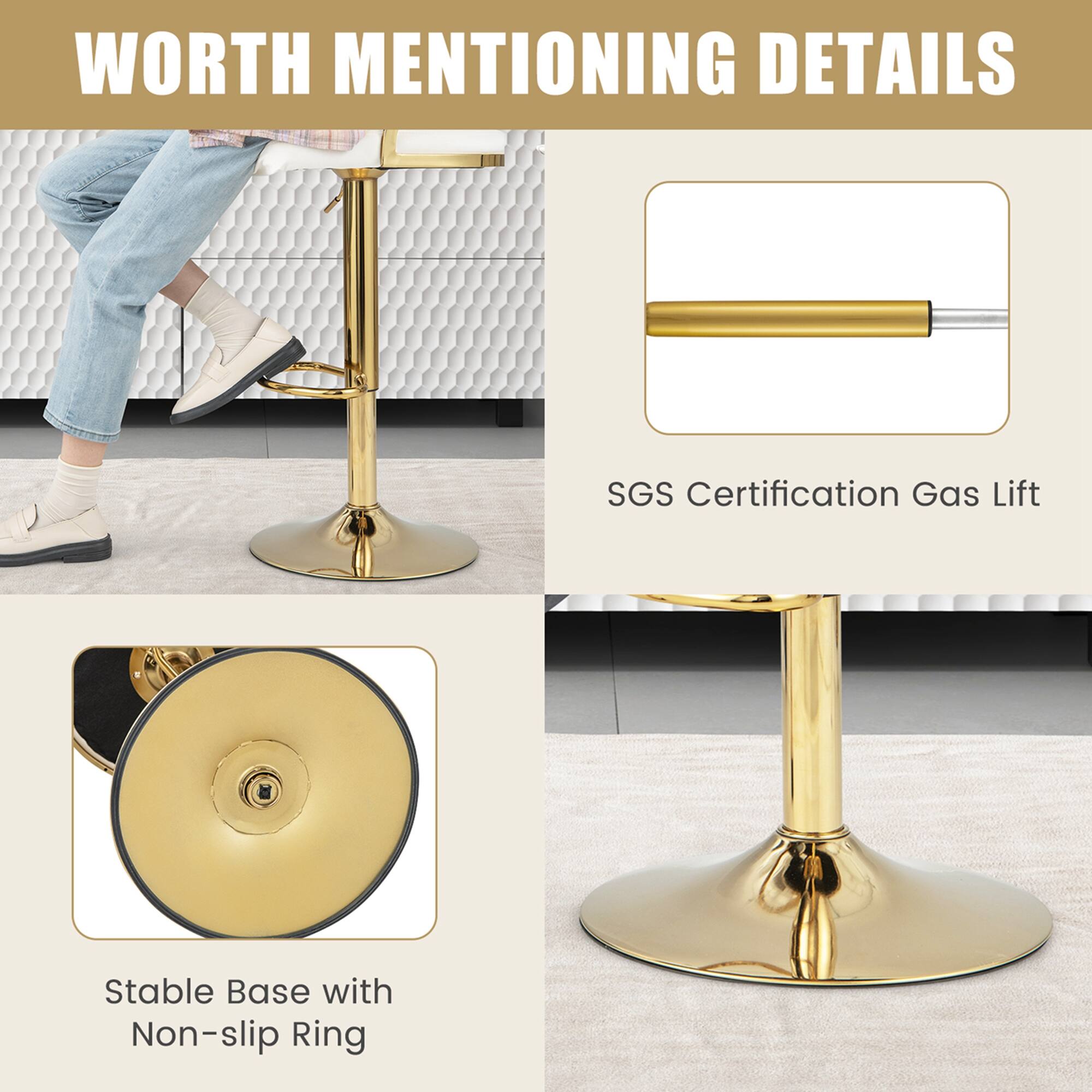 Worth Mentioning Details: SGS Certification Gas Lift Stable Base with Non-slip Ring