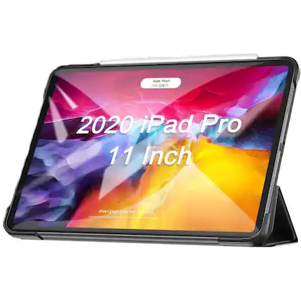 Front. SaharaCase - Folio Case for Apple iPad Pro 11" (2nd, 3rd, and 4th Generation 2020-2022) - Black.