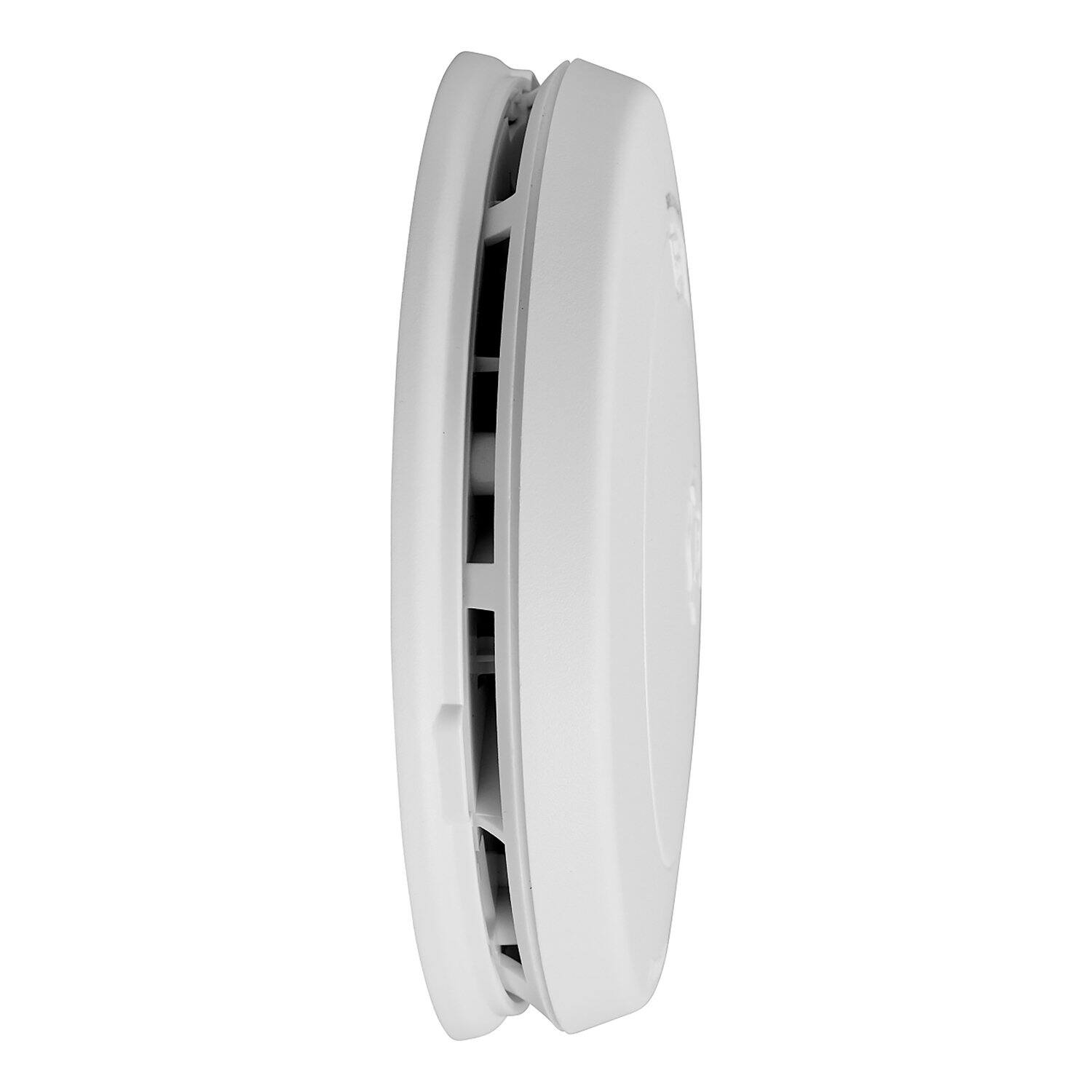 Alt View 3. First Alert - SMCO210 Sealed 10-Year-Battery 2-in-1 Smoke and CO Alarm Slim Profile - White.