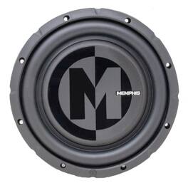 Memphis Car Audio - Memphis Audio PRXS1024 10” Power Reference Slim Subwoofer - Black/Gray