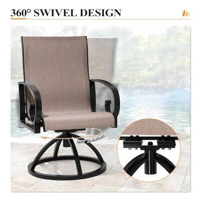 360° SWIVEL DESIGN  
360° Rotation