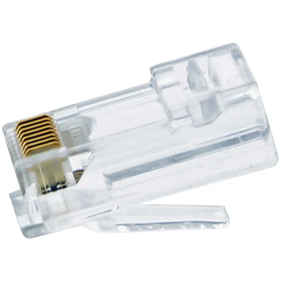 Audio Over Rj45 Connection IDEAL CAT 6 RJ45 Mod Plug Card of 25 Clear - Best Buy