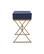 Alt View Zoom 11. Linon Home Décor - Edmore Two-Drawer Campaign Desk - Blue & Gold.