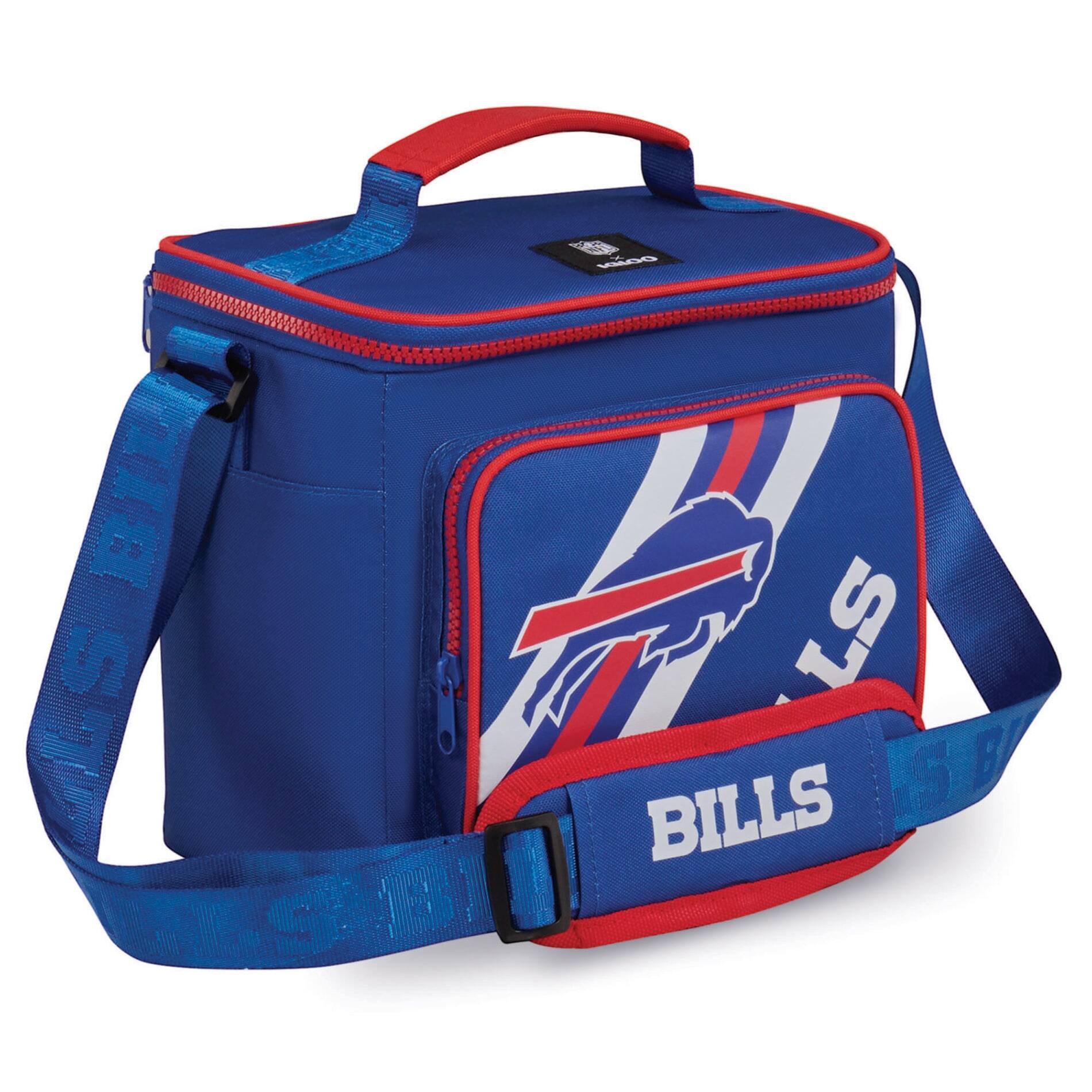 Alt View 2. Igloo - Buffalo Bills Square Lined 4-Pack Cooler - Blue.
