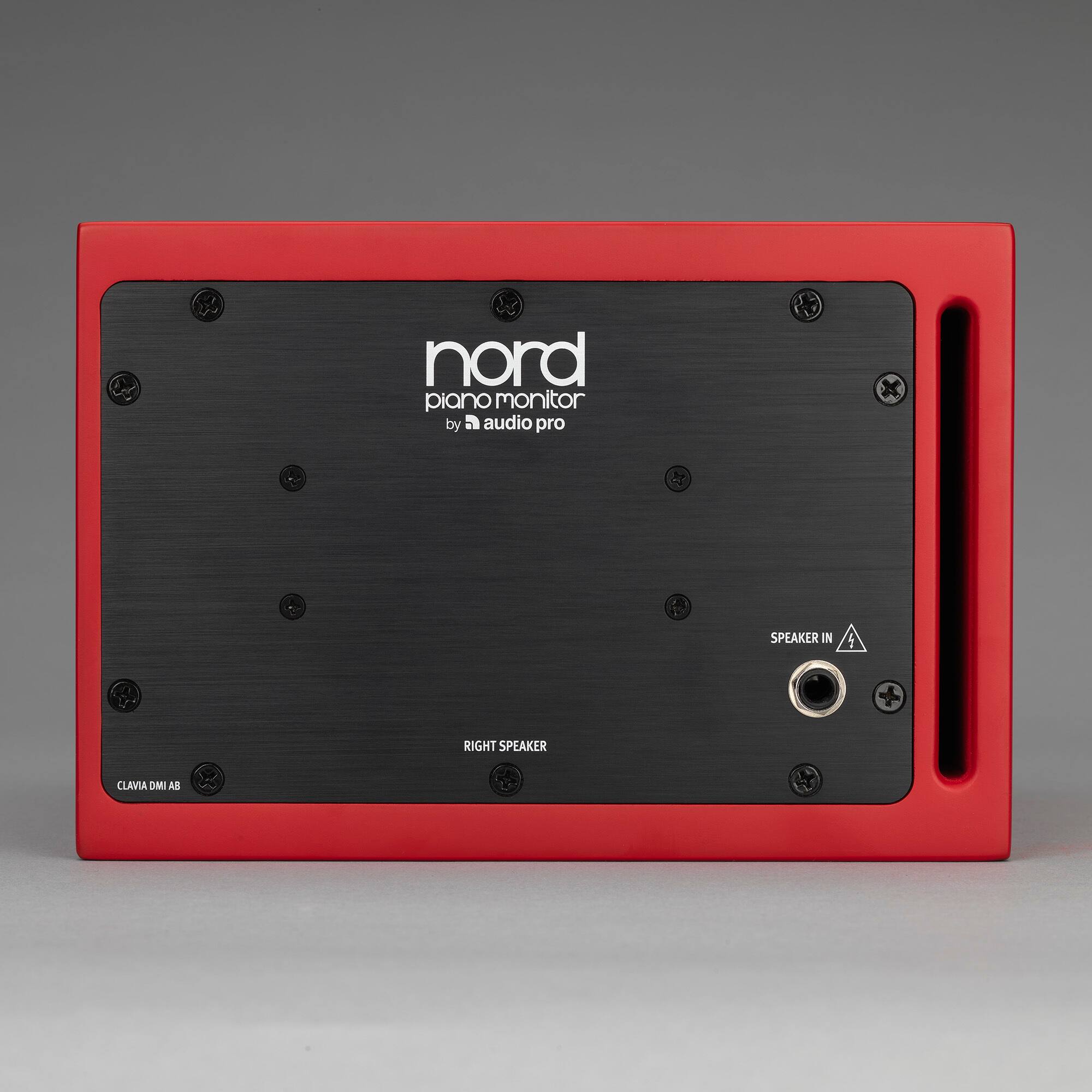 nord piano monitor by audio pro  
SPEAKER IN  
RIGHT SPEAKER  
CLAVIA DMI AB