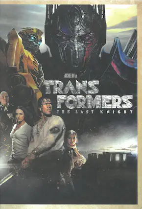 Front. Transformers: The Last Knight - DVD.