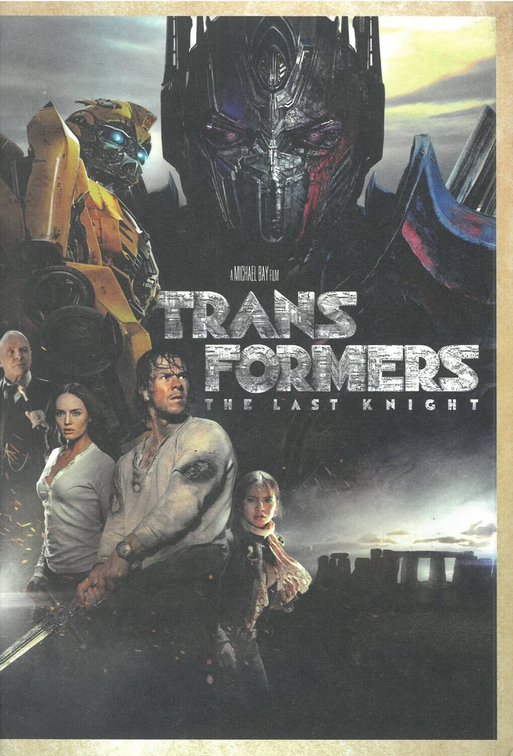 Front. Transformers: The Last Knight   - DVD.