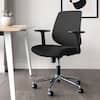 Front. Branch Furniture - Daily Chair – Office Chair with Swivel, Lumbar Support, Adjustable Arms, Sustainable & Comfortable Seating - Black.