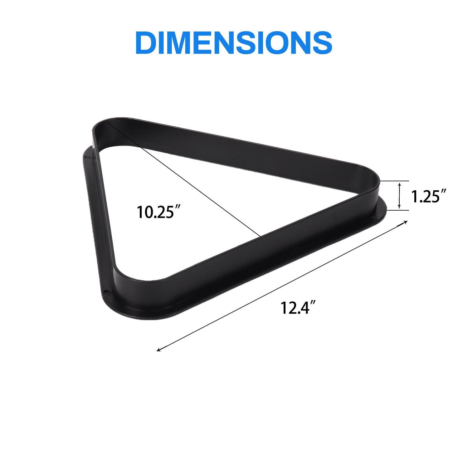 DIMENSIONS
10.25"
1.25"
12.4"