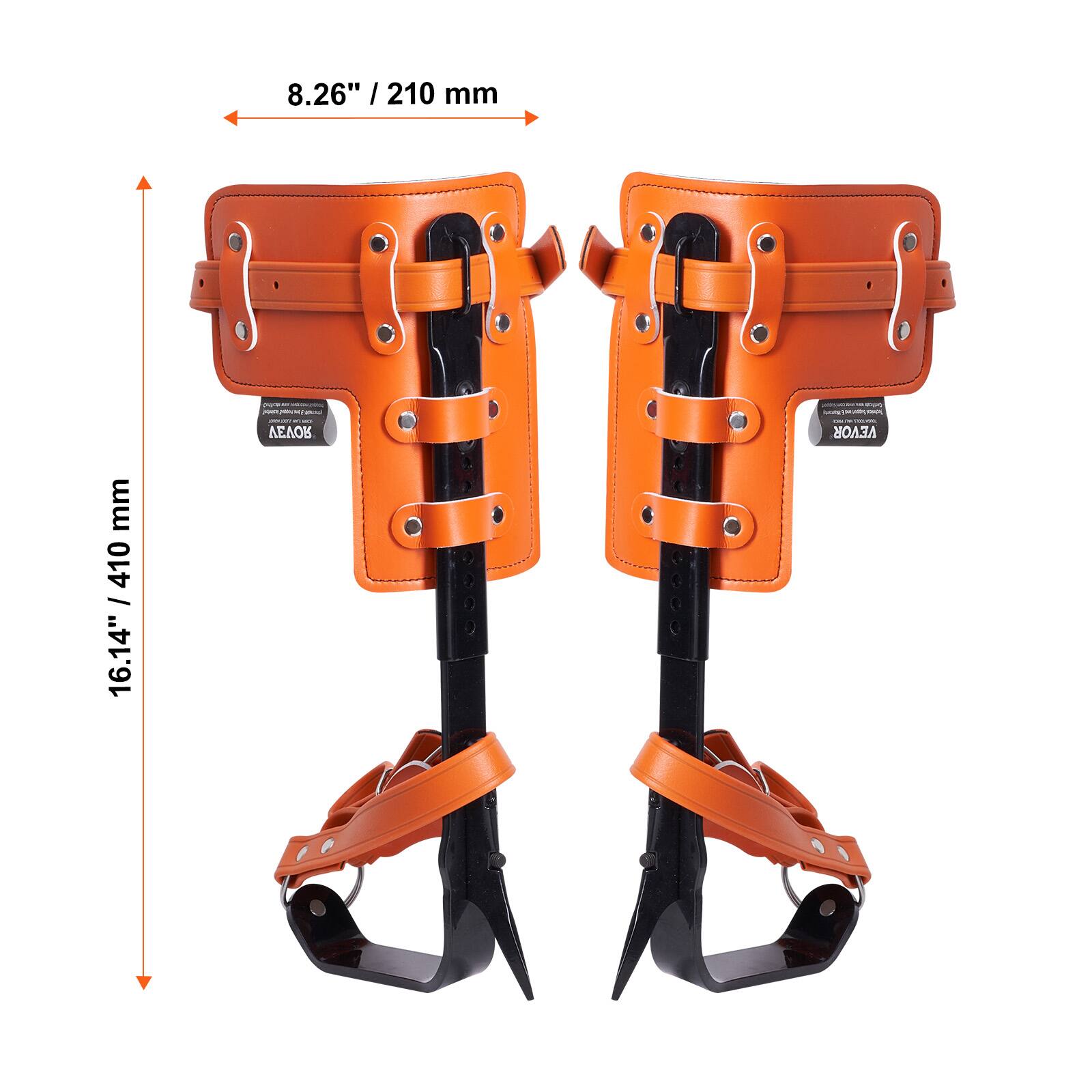 8.26" / 210 mm  
16.14" / 410 mm